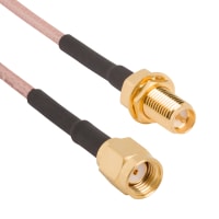 Amphenol RF RF Cable, RP-SMA Straight Plug to RP-SMA Straight Jack RG-316 24 Inch, 50 Ohms