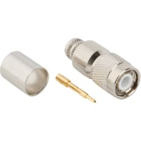 Amphenol RF connector rf coaxial tnc straight crimpplug for rg8 213 cable 50 ohm