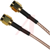 Amphenol RF Cable Assembly, Straight Plug To Straight Plug, Rg-316/U, 6 in, SMA Series