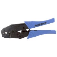 Amphenol RF Crimp Tool, Manual/Ratcheted, 0.178/0.324/0.068 Hex, for BNC/TNC 3-Pc Connectors