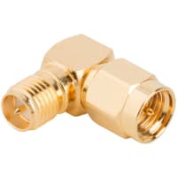 Amphenol RF connector, rf coaxial, sma in-series adapter, plug to rev. polarity jack, 50 ohm