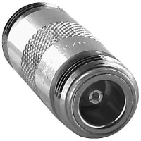 Amphenol RF Adapter In-Series Silver Plated Brass 707 V (RMS) (Max.) 50 Ohms