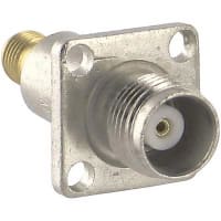 Amphenol RF Connector rf coaxial between series adapter tnc jack to sma jack-panel mount