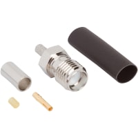 Amphenol RF RF Connector, SMA crimp jack optimized for LMR-100A