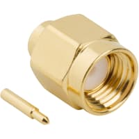 Amphenol RF Connector rf coaxial sma str solder plug w/contact for 0.141 semi-rigid 50 ohm