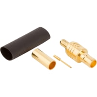 Amphenol RF connector, rf coaxial, smb straight crimp jack, mini 75 ohm, rg179, 187, b9221 cable