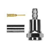 Amphenol RF Connector rf coaxial f straight plug crimp/crimp for rg58 141 lmr195 cable 75ohm