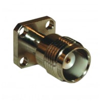 Amphenol RF Connector; RF; TNC Straight Jack Round Post 50 Ohm 4-Hole Flange