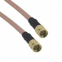 Amphenol RF CABLE ASSEMBLIES, SMA CABLE ASSEMBLY, STRAIGHT PLUG TO STRAIGHT PLUG, RG-142, 48