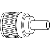 Amphenol RF Connector, RF, UHF, Plug, Male Pin, Free Hanging (In-Line), UHF Series