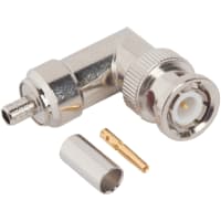 Amphenol RF Connector rf coaxial bnc rt angle plug crimp-crimp for rg55 142 233 400 cable