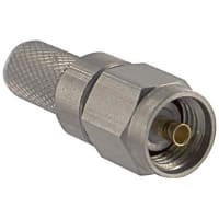 Amphenol RF Connector rf coaxial sma str plug crimp/solder for LMR240 passivated body&nut