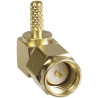 Amphenol RF Connector rf coaxial sma rt angle plug solder/solder rg174 179 187 188 316 gold