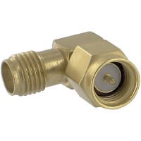 Amphenol RF Connector rf coaxial sma in-series adapter rt angle plug to jack gold plated