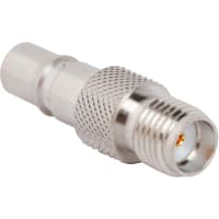 Amphenol RF Adapter;RF;QMA Jack-SMA Jack;STR;WhiteBronzePLDBrass;50Ohm;PTFE;CNT:GoldPLDBeCu