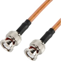 Amphenol RF Cable Assemblies, BNC Straight Plug to BNC Straight Plug, RG 142, BNC Series