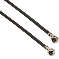 Amphenol RF Cable Assemblies, AMC Plug to AMC Plug, Right-Angle, 1.13 mm Micro, AMC Series