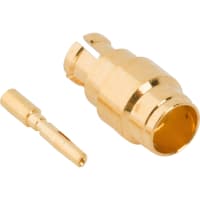 Amphenol RF RF Connector SMPM Straight Plug for 0.086" Semi-Rigid Cable Female Contact 50