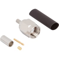 Amphenol RF RF Connector, SMA crimp plug optimized for LMR-100A