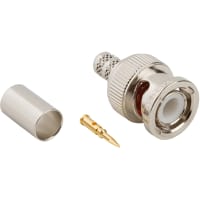 Amphenol RF Connector; RF; BNC Straight Crimp Plug for RG-62 50 Ohm