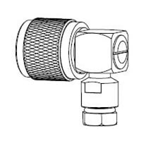 Amphenol RF N Type Right Angle Clamp Plug for RG-58 Plenum, 50 Ohm, IP67