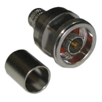 Amphenol RF RF Connector, Coaxial, N Staright Crimp plug, hex coupling nut, for B9913, LMR400