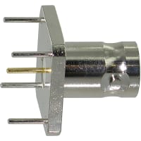 Amphenol RF Connector, 50 Ohms, Straight, RG-174, RG-188, RG-316, BNC, Jack, Teflon, Nickel