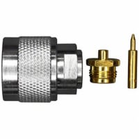 Amphenol RF RF Connector, coaxial, n straight solder plug, for 0.085 semi-rigid cable, 50 ohm