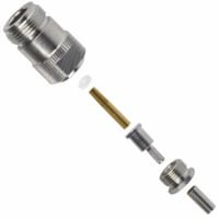 Amphenol RF RF Connector, Coaxial, N Staright Crimp jack, captive, 50 ohm