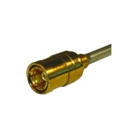 Amphenol RF Connector, SMB, 50 Ohms, Straight, Gold, Brass/Zinc, Teflon, Gold, Solder