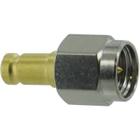 Amphenol RF connector, rf coaxial, between series adapter, sma plug to 1.0/2.3 jack