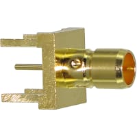 Amphenol RF connector rf coaxial smb straight pcb jack 4 legs mini 75 ohm