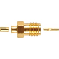 Amphenol RF Connector rf coaxial sma straight jack direct solder for 0.047 semi-rigid cable