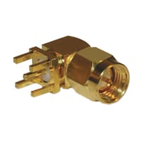 Amphenol RF connector, rf coaxial, sma right-angle pcb receptacle plug, 4 legs