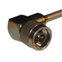 Amphenol RF RF Connector, coaxial, n right-angle solder plug, for 0.250 semi-rigid cable