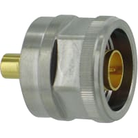 Amphenol RF RF Connector, Coaxial, N Starightsolder plug, hex coupling nut