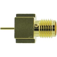 Amphenol RF connector, rf coaxial, sma end launch receptacle, surface mount, 50 ohm