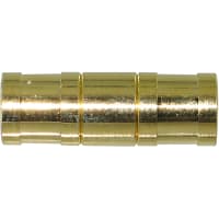 Amphenol RF connector, rf coaxial, smb in-series adapter, straight, plug-to-plug, 50 ohm