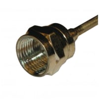 Amphenol RF connector, rf coaxial, f straight plug, solder term, for .085 semi-rigid, rg405, 75ohm