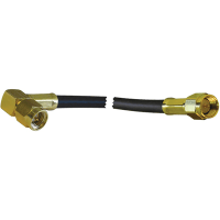 Amphenol RF SMA CABLE ASSEMBLY, R/A PLUG TO STRAIGHT PLUG, RG-316/U, 24 INCHES