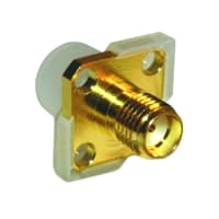 Amphenol RF Connector; RF; SMA Straight Jack Flat Tab 50 Ohm