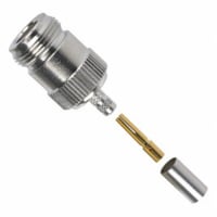 Amphenol RF RF Connector, N Type Straight Crimp Jack for LMR-200 50 Ohm