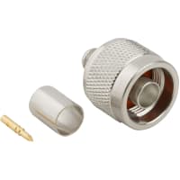 Amphenol RF RF Connector, N Type Straight Crimp Plug for LMR-300 50 Ohm