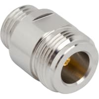 Amphenol RF RF Connector, N Type Straight Jack Round Post 50 Ohm