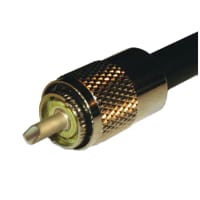 Amphenol RF Connector, RF, UHF, Plug, Male Pin, Free Hanging (In-Line), UHF Series