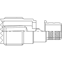 Amphenol RF Connector, RF, UHF, Jack, Female Socket, Free Hanging (In-Line), UHF Series