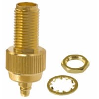 Amphenol RF connector, rf coaxial, between series adapter, mmcx plug to sma jack, 50 ohm