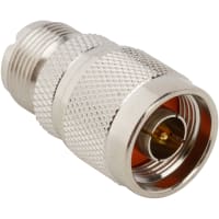 Amphenol RF connector, rf coaxial, between series adapter, n plug to uhf jack, 50 ohm