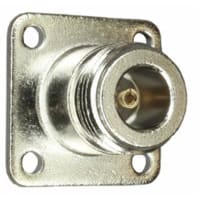 Amphenol RF connector, rf coaxial, between series adapter, n jack to smb jack, 50 ohm