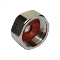 Amphenol RF RF Coaxial, Dust Cap, No Chain, 4.1/9.5 Female, Protective, Nickel over Brass, IP67